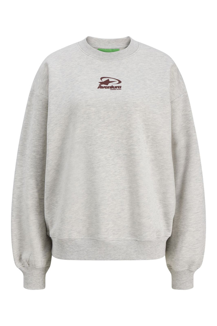 Jjxx - Jxsandra Loose Ls Crew Sweat Cphfw - 4883877 Light Grey Melange Aventura