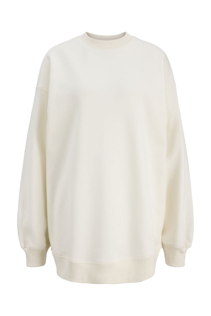 Jjxx - Jxsandra Loose Ls Long Crew Sweat Cphfw - 4885009 Egret Fashiionably