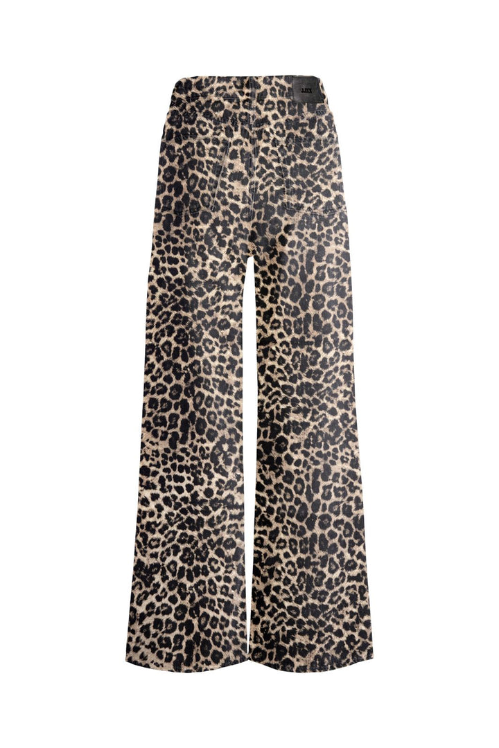 Jjxx - Jxsarah Tokyo Leo Wide Pant - 4702530 Cornstalk Leopard