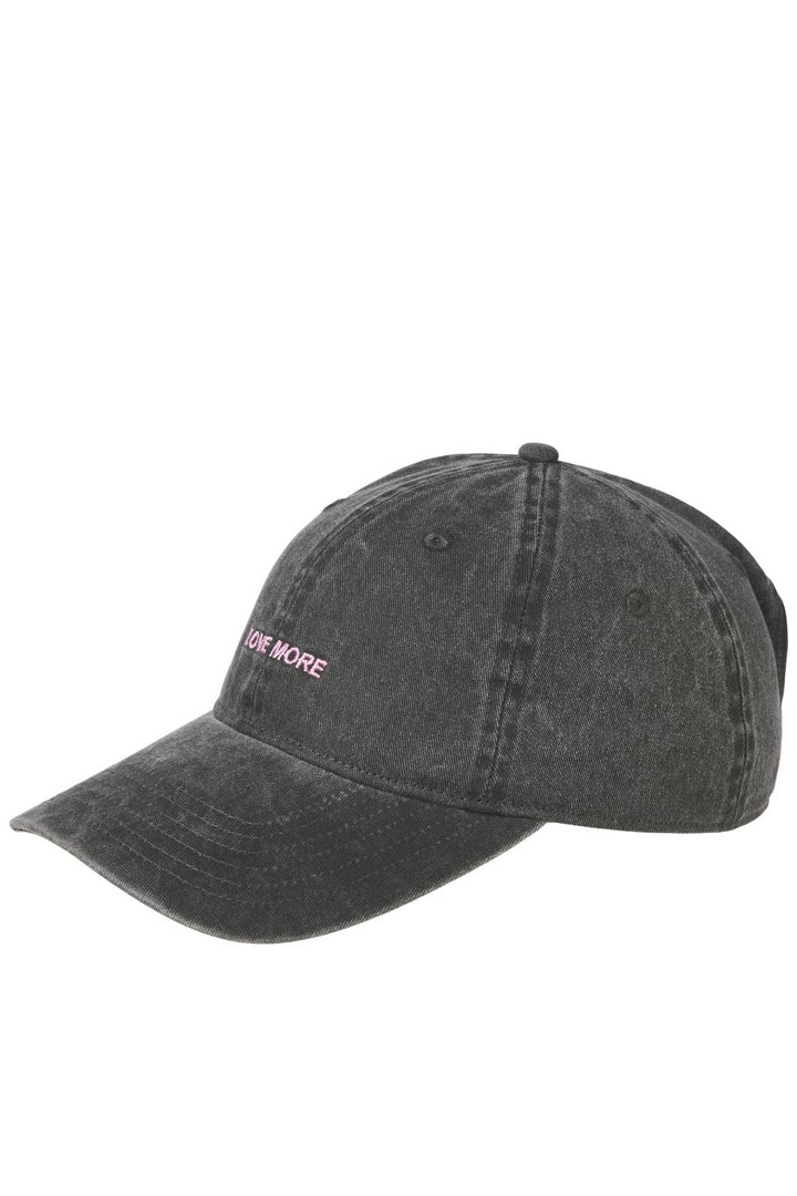 Jjxx - Jxsuzanne Washed Cap Acc - 4720036 Black W. Morning Glory Kasketter 