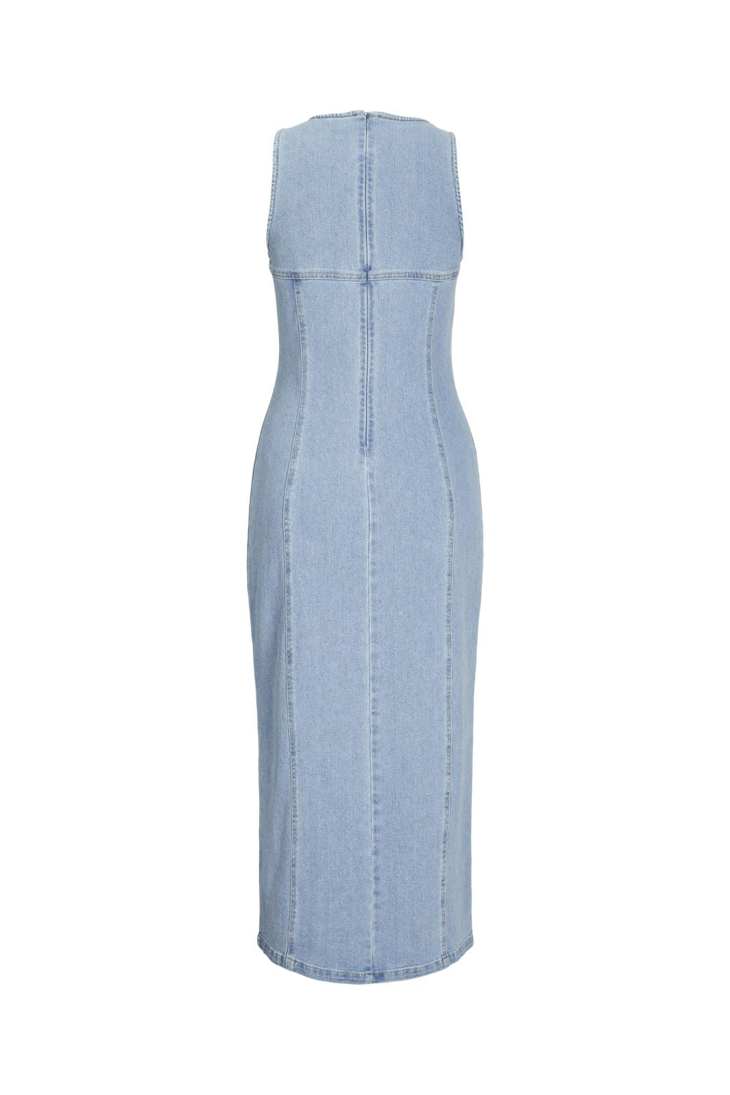 Jjxx - Jxtinga Slim Long Denim Dress - 4646812 Light Blue Denim