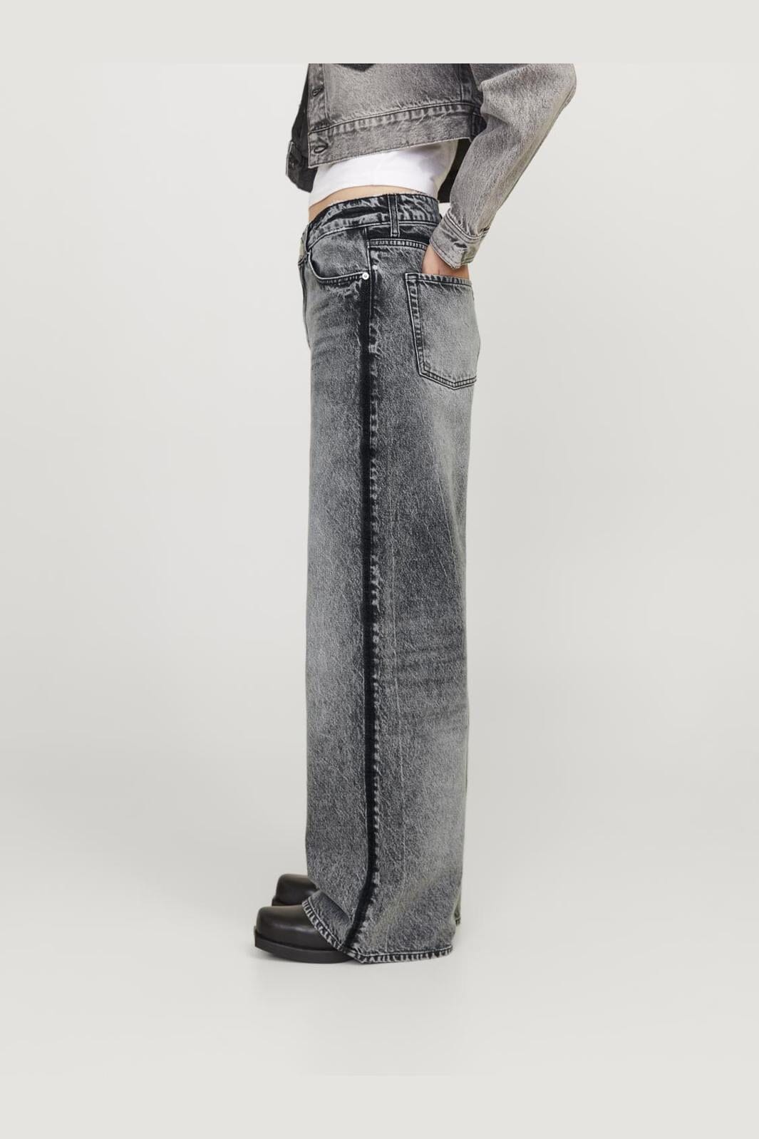 Jjxx - Jxtokyo Fiona Wide R6210 Jeans - 4708673 Medium Grey Denim