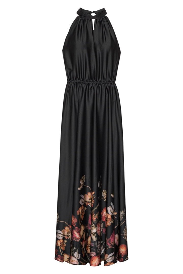 Karmamia - Ava Maxi Dress - Black Blossom Kjoler 