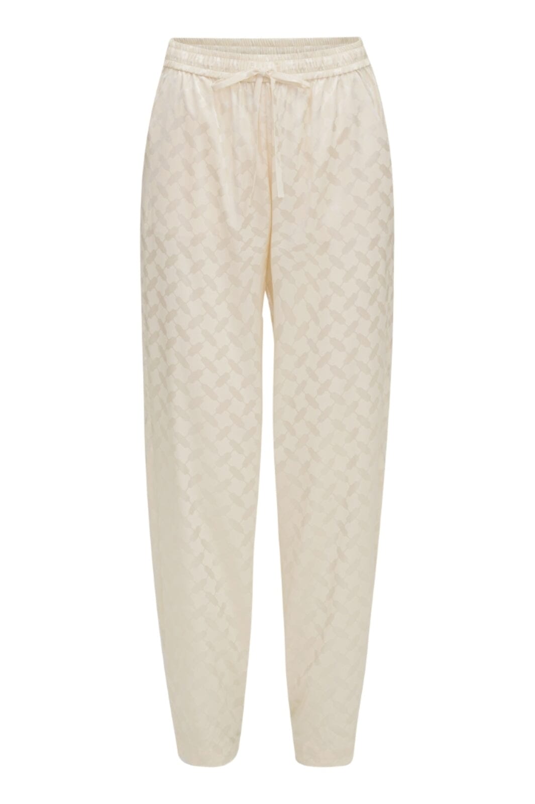 Karmamia - Cora Pants - Ivory Keffiyeh Jacquard Bukser 