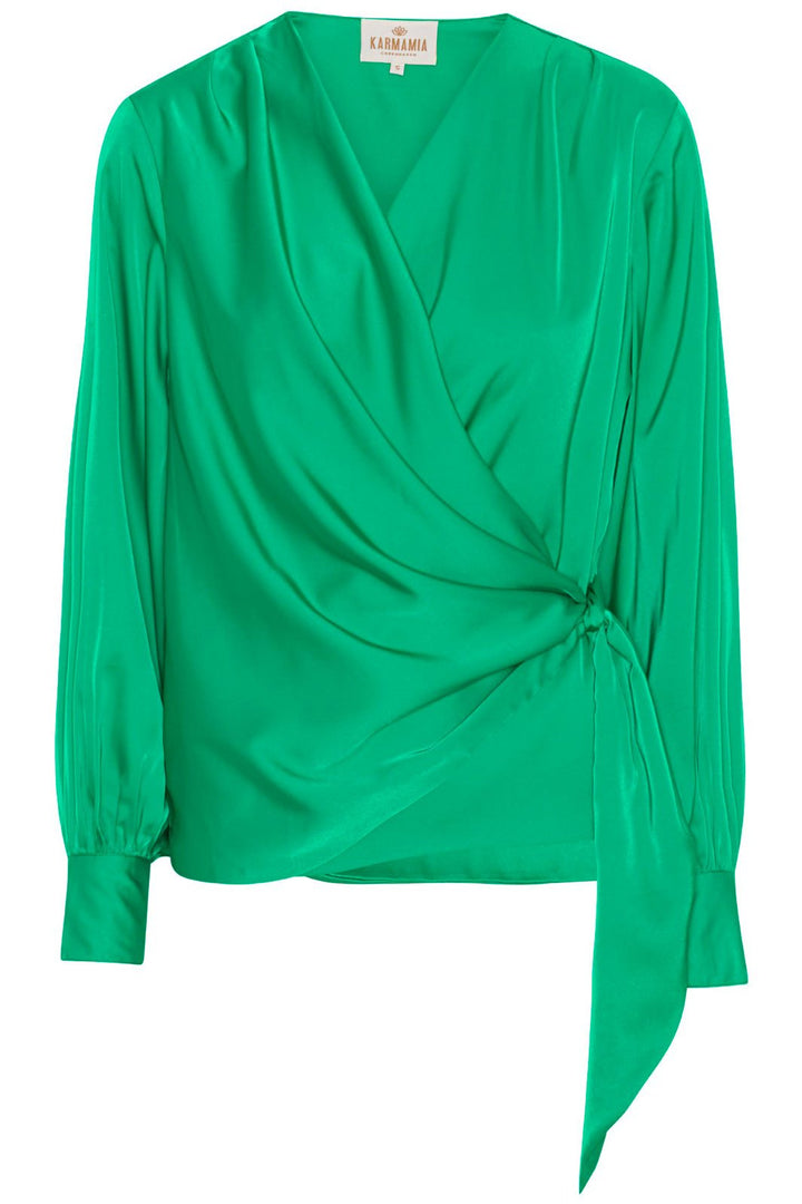 Karmamia - Ines Blouse - Emerald Bluser 