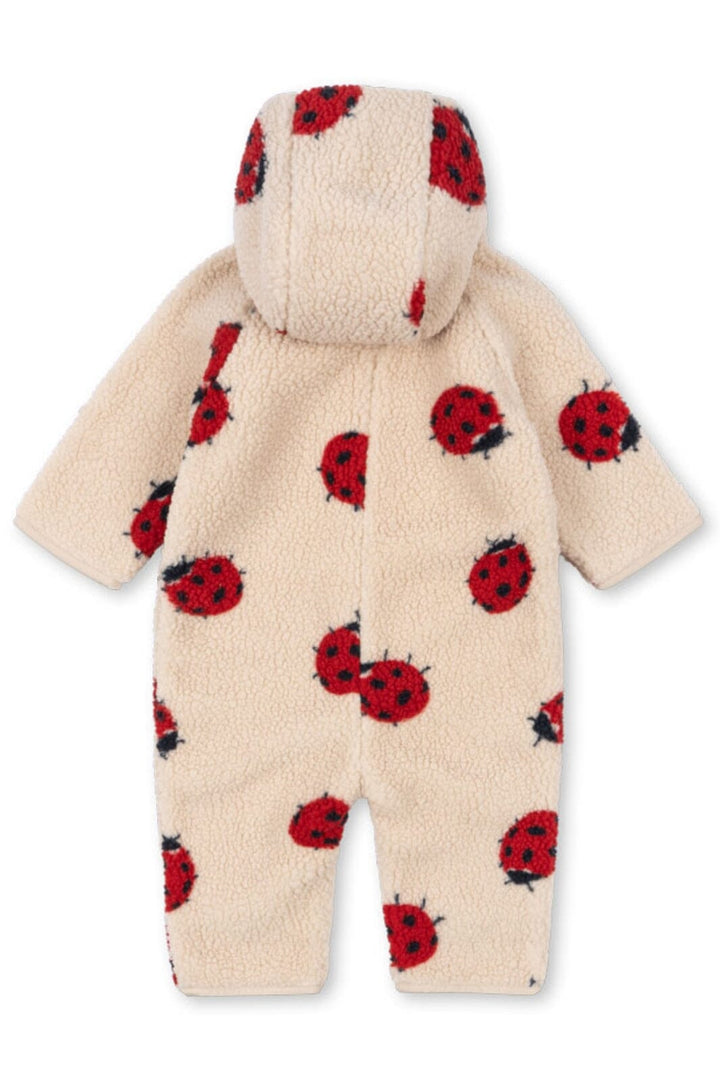 Konges Sløjd - Jody Teddy Onesie Grs Ks102309 - Ladybug Sand