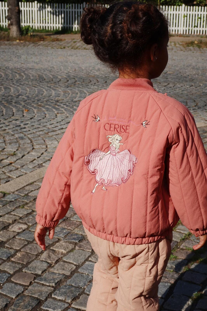 Konges Sløjd - Juno Frill Bomber Jacket - Canyon Rose Termojakker 