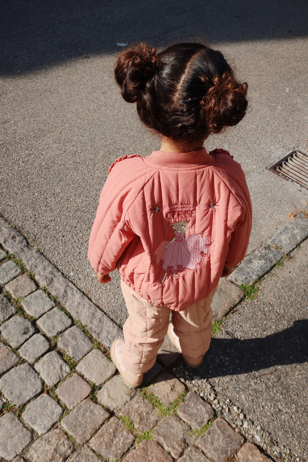 Konges Sløjd - Juno Frill Bomber Jacket - Canyon Rose Termojakker 