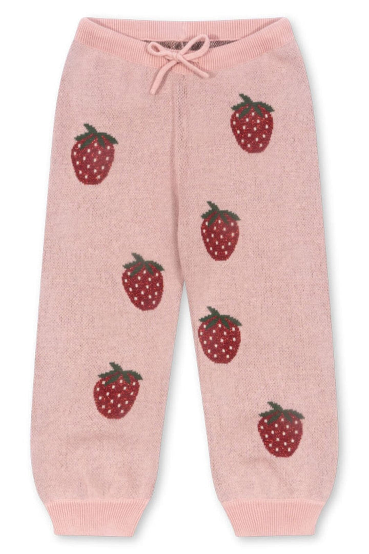 Konges Sløjd - Lapis Lurex Knit Pants Ks102261 - Strawberry