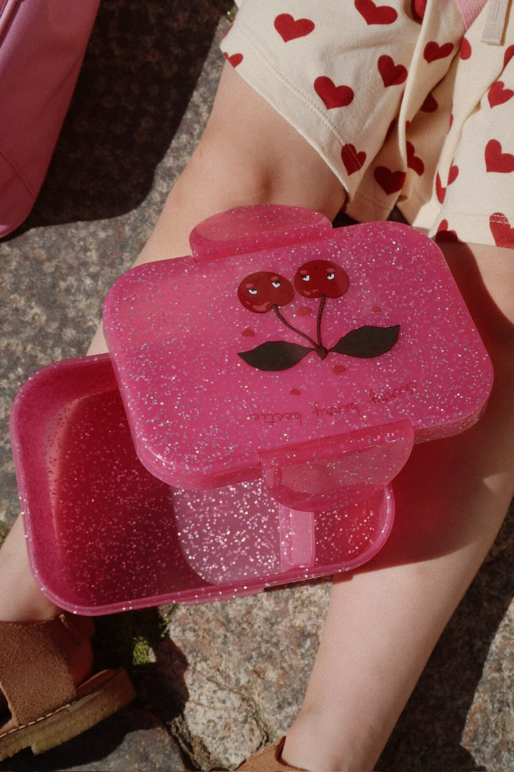 Konges Sløjd - Lunch Box Glitter Ks102744 - Cherry Glitter