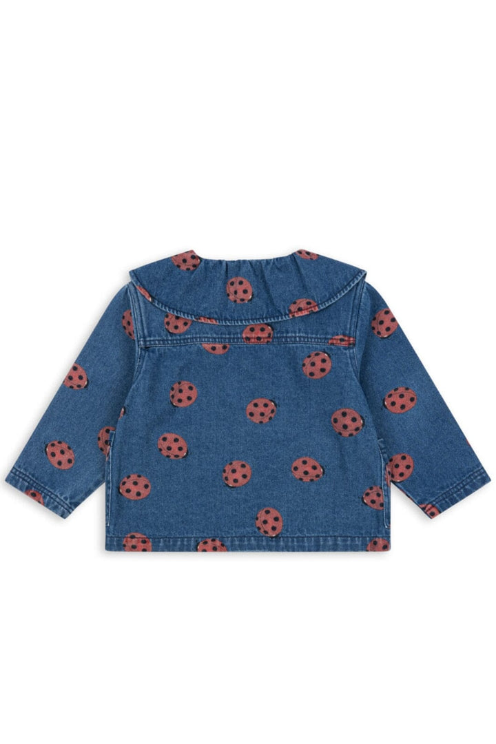 Konges Sløjd - Magot Ladybug Denim Shirt Gots Ks102215 - Ladybug Bluser 