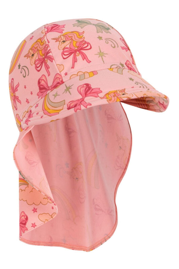 Konges Sløjd - Manuca Frill Sun Hat Grs Ks102512 - Rainbow Bow