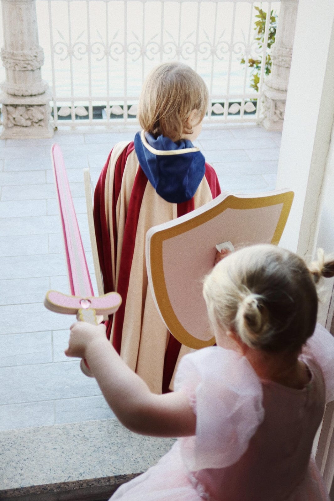 Konges Sløjd - Princess Sword And Shield - Pink Glitter Legetøj 