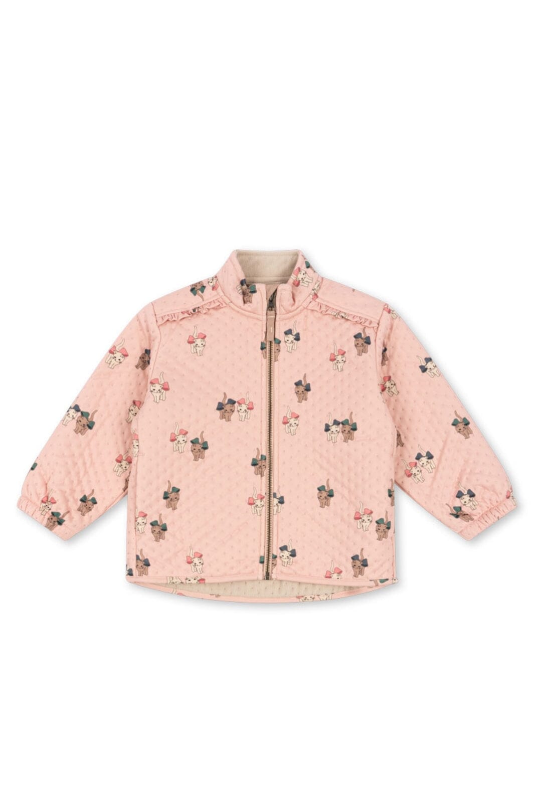 Konges Sløjd - Thermo Frill Jacket Grs Ks102318 - Bow Kitty Pink