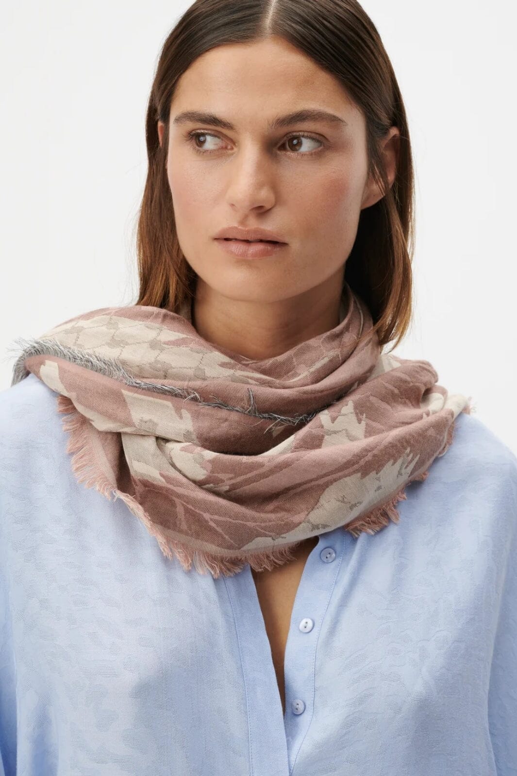 Lala Berlin - Scarf Amalin - light rhubarb Tørklæder 