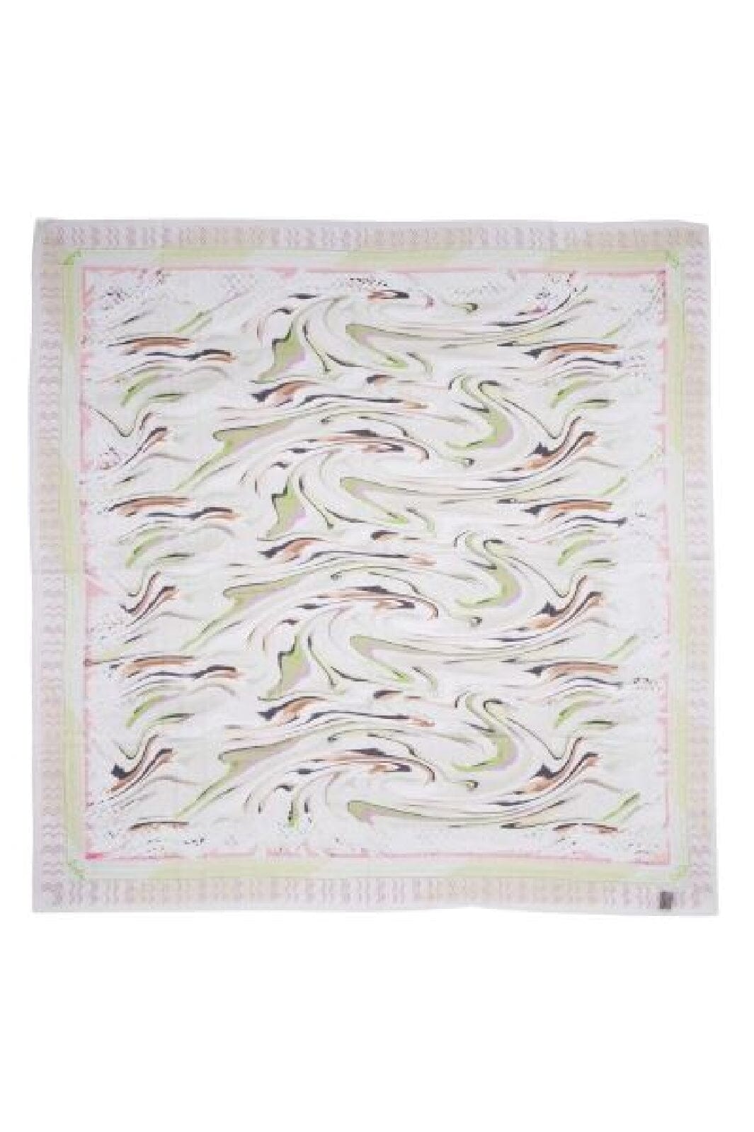 Lala Berlin - Scarf Avena - soft marble wave green Tørklæder 