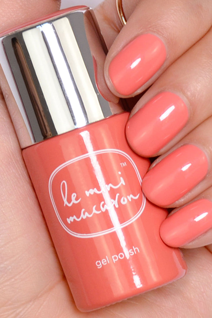 Le Mini Macaron - Neglelak Gel - Peach Neglelak 