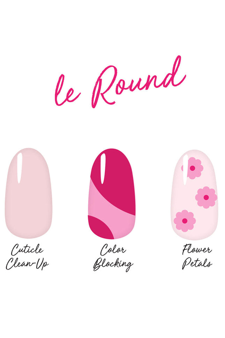 Le Mini Macaron - Round Nail Art Brush, Le Round Neglelak 