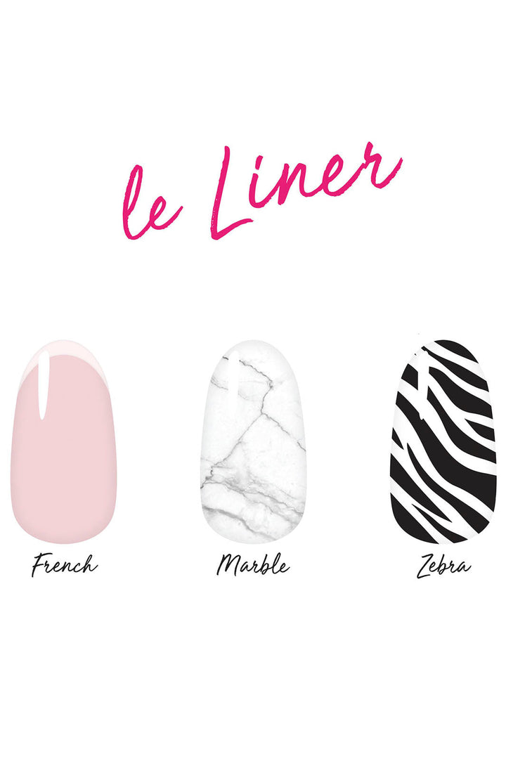 Le Mini Macaron - Striping Nail Art Brush - Le Liner Neglelak 