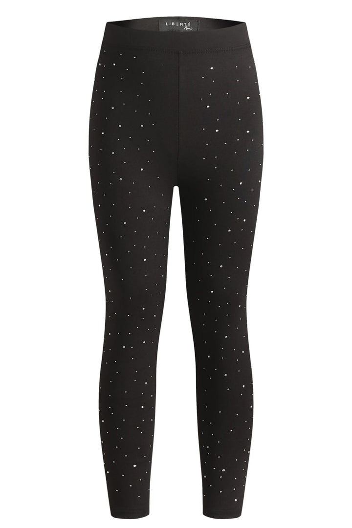 Liberte Ami - Alma-Leggings (Kids) - Black Simili Leggings 