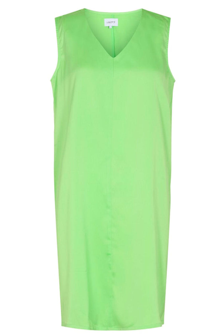 Liberte - Dibby-Dress - Limegreen Sateen Kjoler 