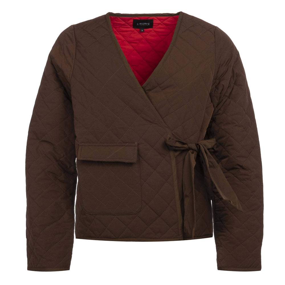 Liberte - Fia-Quilt-Jacket - Dark Brown Jakker 