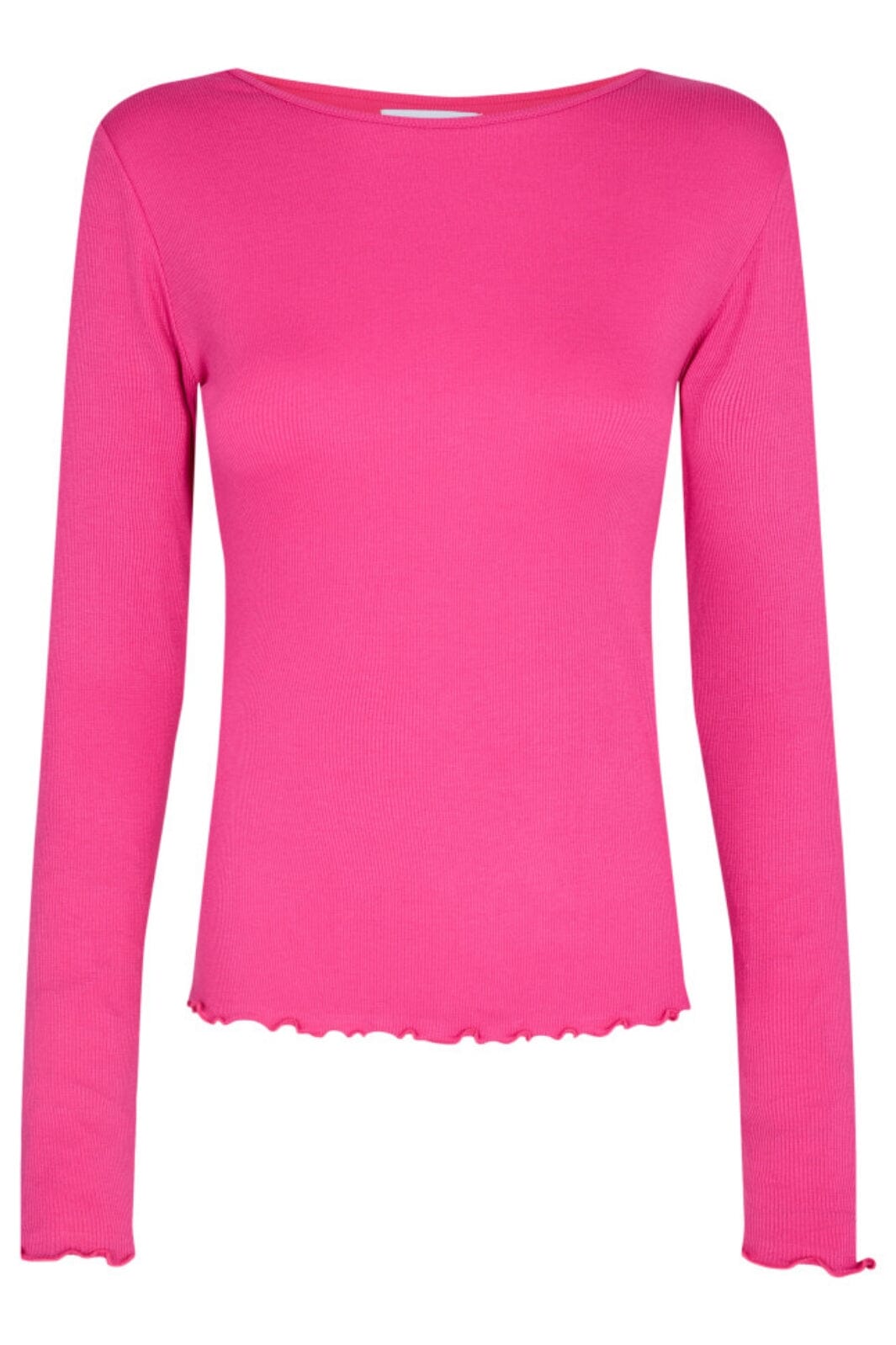 Liberte - Natalia Ls Round Neck Blouse - Rasberry Rose Bluser 