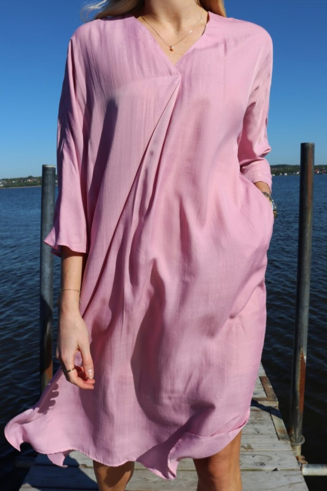 Liberte - Otine-Ls-Tunic - Rosa Kjoler 