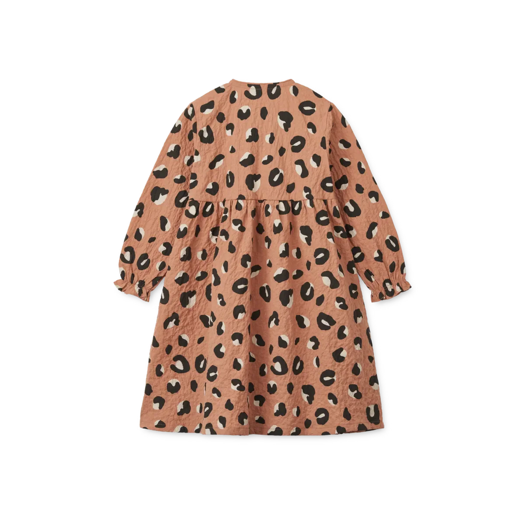 Liewood - Cleo Printed Dress - Wild Leo / Tuscany rose Kjoler 