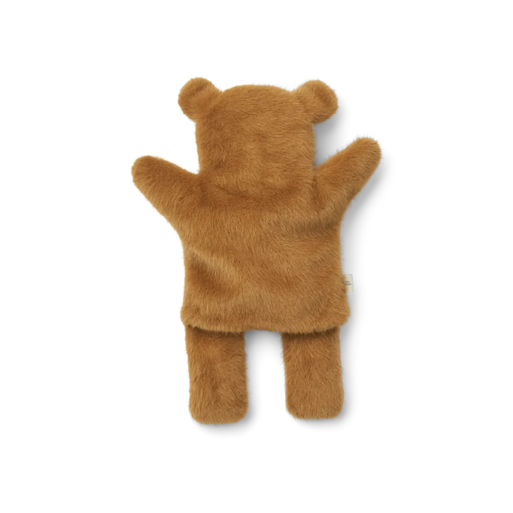 Liewood - Honor Bear Hand Puppet - Golden caramel Legetøj 