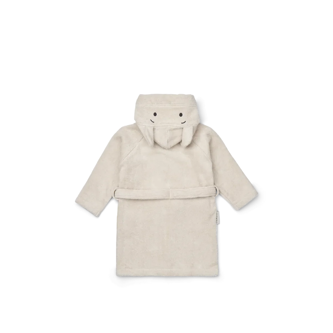 Liewood - Lily Elephant Bathrobe - Sandy Badekåber 