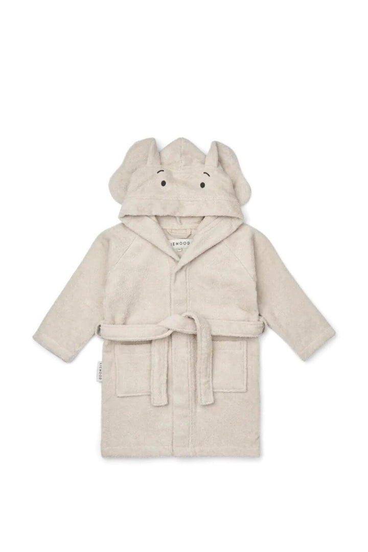 Liewood - Lily Elephant Bathrobe - Sandy Badekåber 