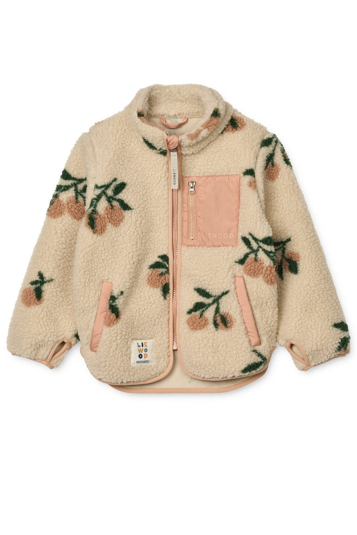 Liewood - Nolan Pile Jacket - Peach / Sea shell