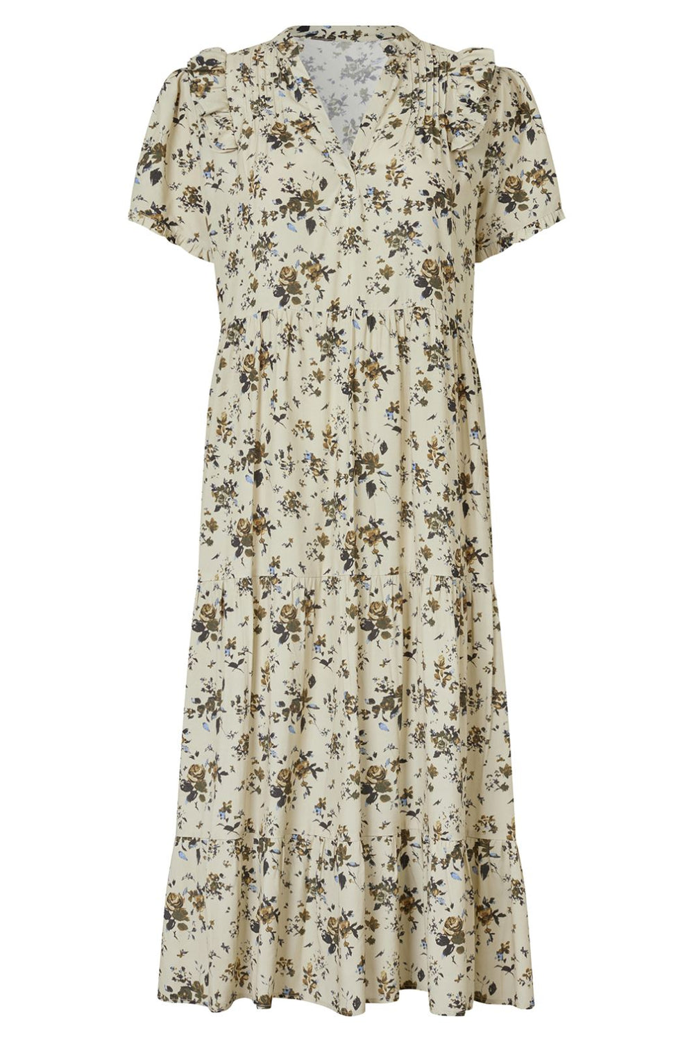 Lollys Laundry - FreddyLL Midi Dress SS 24216-3065 - 74 Flower Print Kjoler 