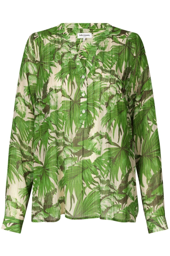 Lollys Laundry - HelenaLL Shirt LS - 40 Green Skjorter 