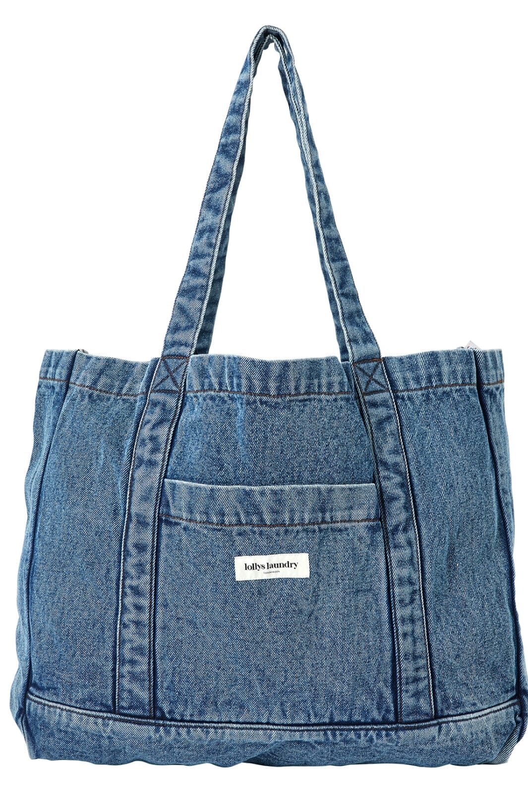 Lollys Laundry - Juniperll Shopper Bag - 100 Washed Denim