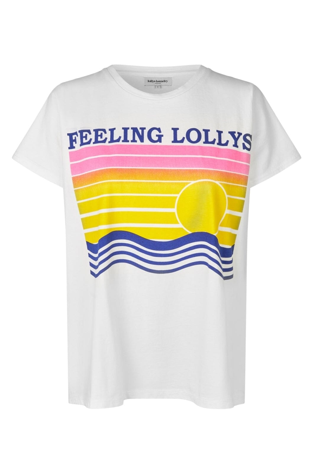 Lollys Laundry - Romall Tee Ss - 01 White Bluser 