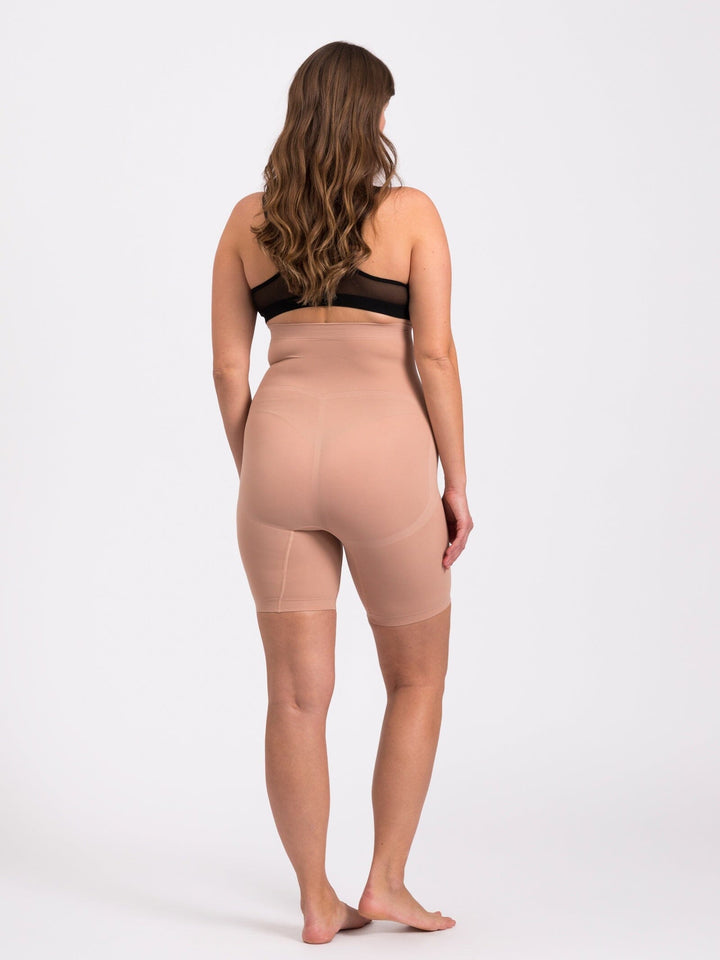 Lykkeland Ateliér - Alturra Highwaist Shaping Shorts - Tan Shorts 