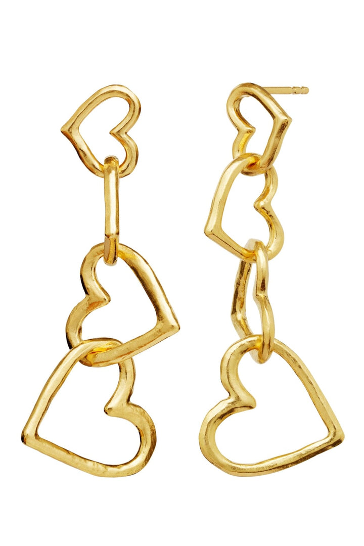 Maanesten - Bonnie Earrings - 18 Ct Gold Plated 925 Sterling Silver