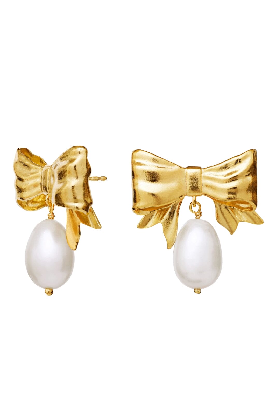 Maanesten - Diana Earrings - 18 Ct Gold Plated 925 Sterling Silver