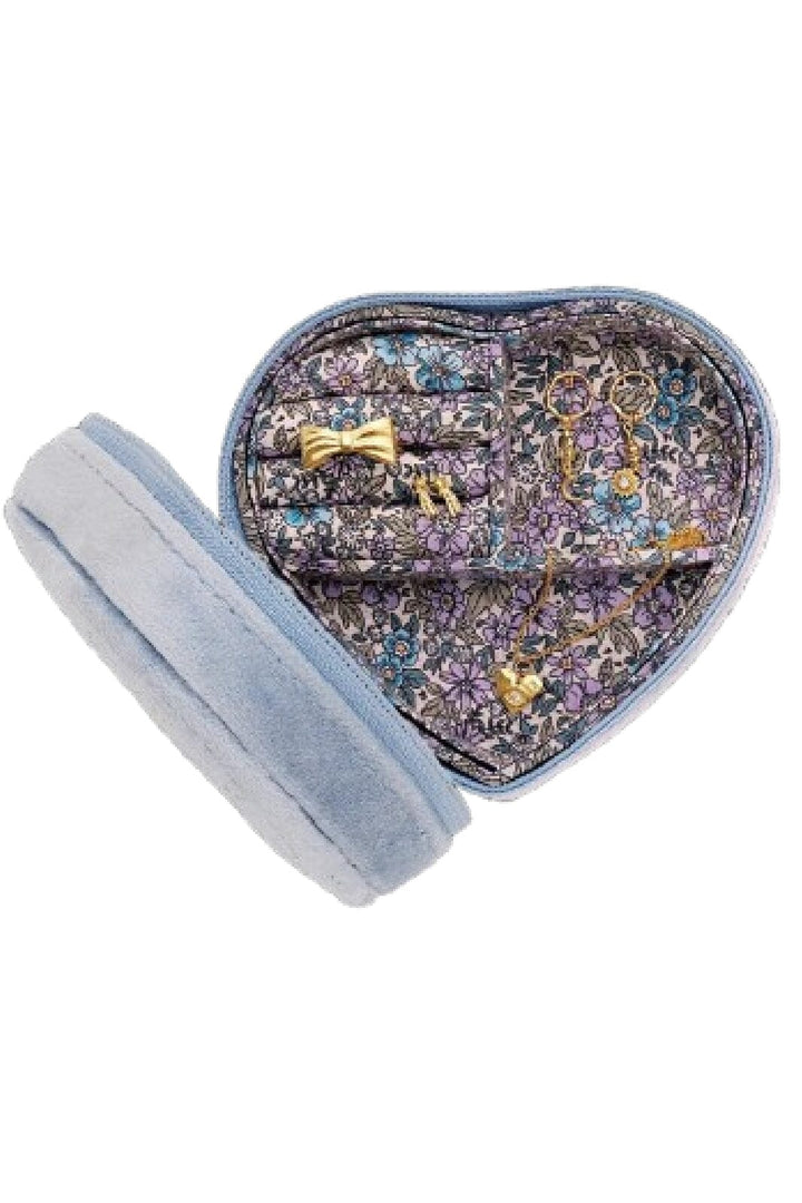 Maanesten - Heart Jewelry Box - Sky Blue