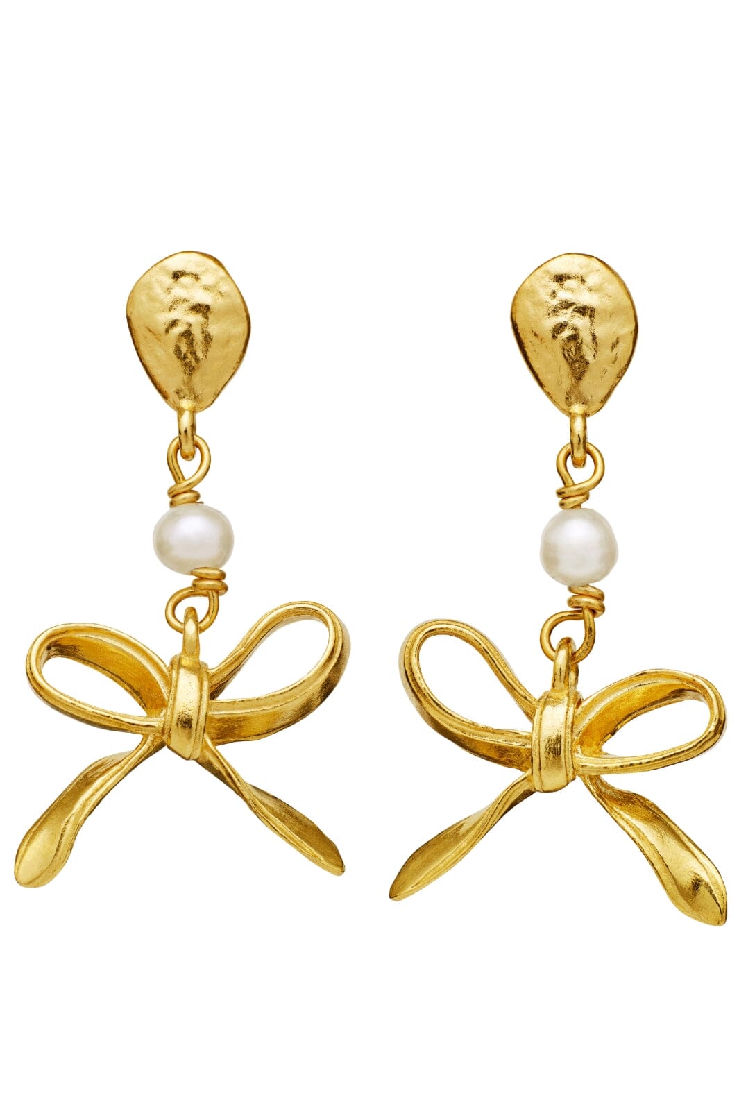 Maanesten - Lauren Earrings - 18 Ct Gold Plated 925 Sterling Silver