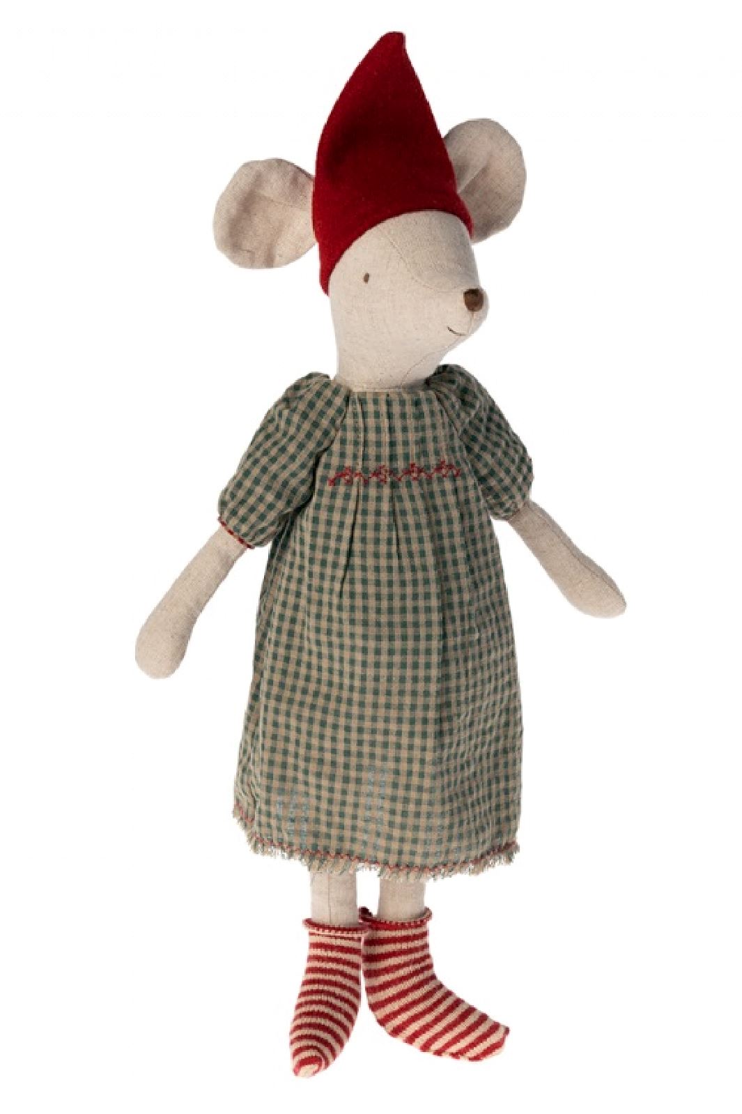 Maileg - Christmas Mouse, Medium - Girl Jul 