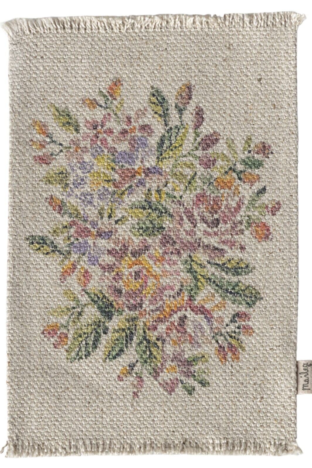 Maileg - Rug, Flowers - Medium - Mini Legetøj 