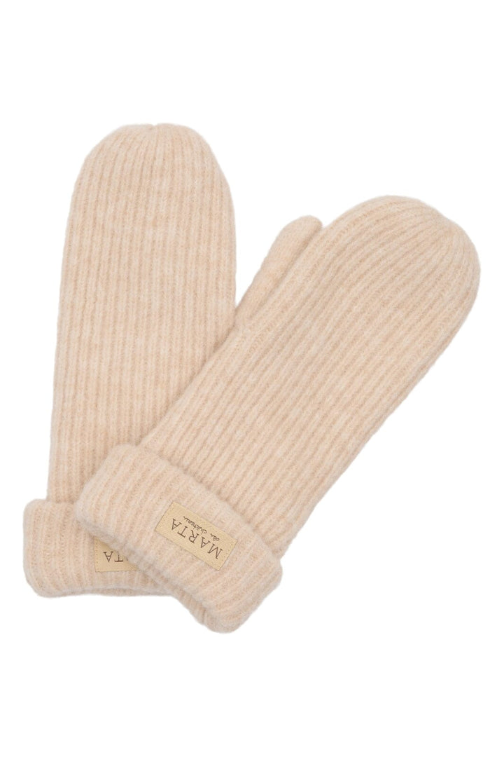 Marta Du Chateau - Marta Knit Mitten 26208 - Offwhite Handsker & Vanter 