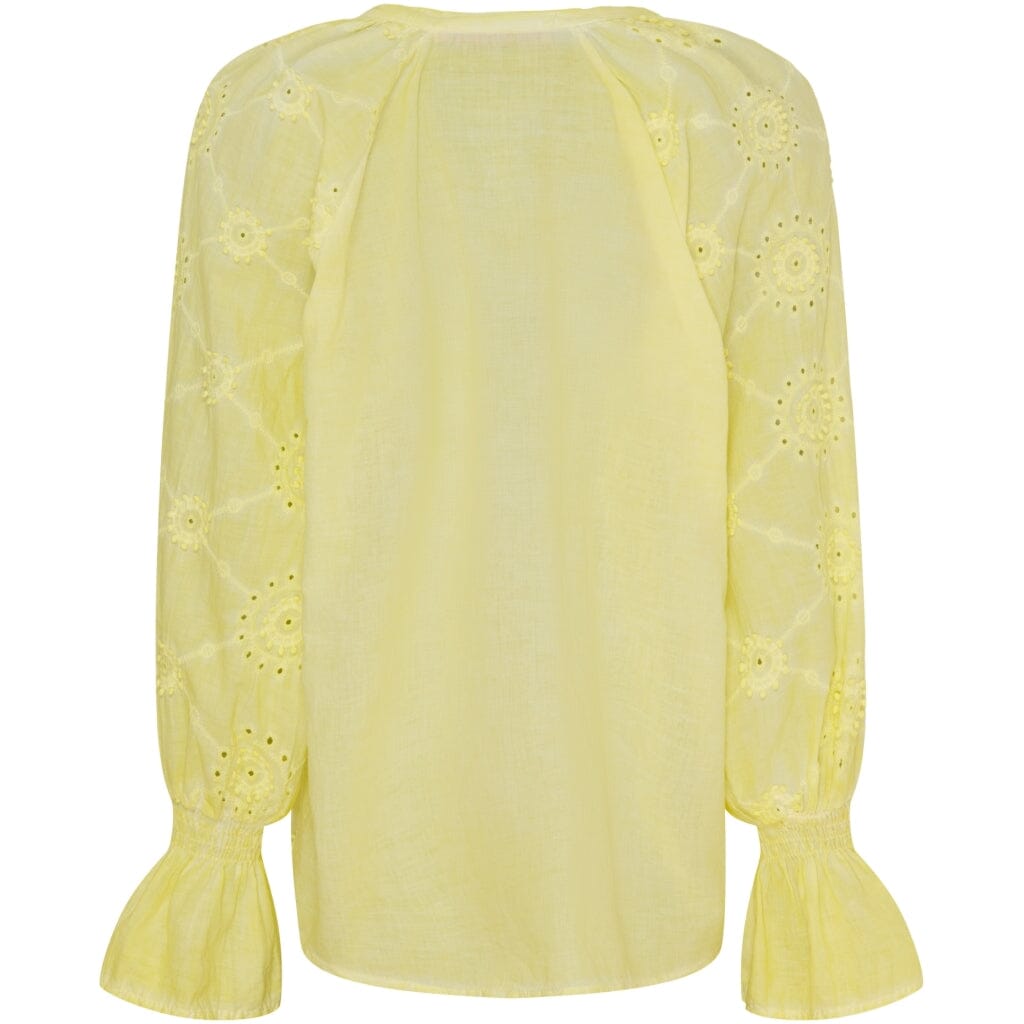 Marta Du Chateau - Mdcbianca Blouse - Giallo Cold Wash Bluser 