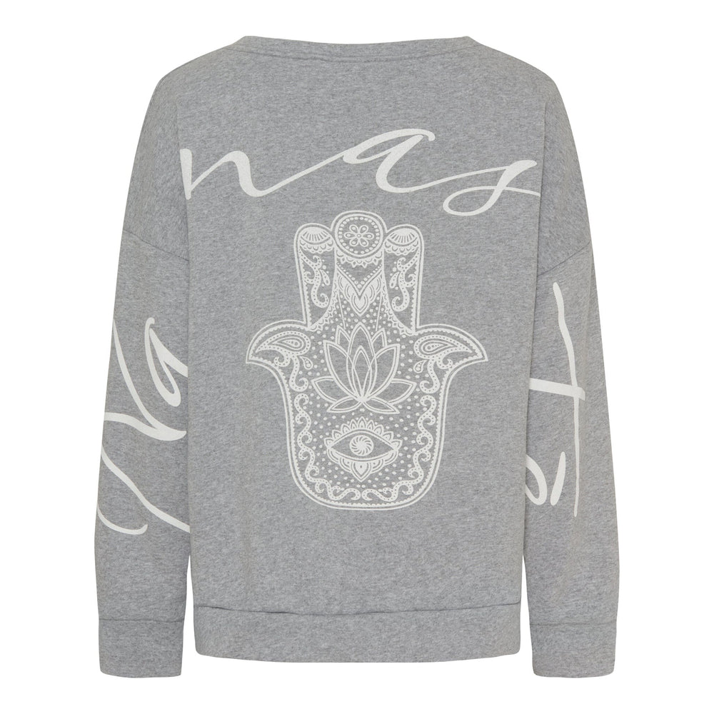 Marta Du Chateau - Mdcnathalie Sweatshirt 69371 - Light Grey Sweatshirts 