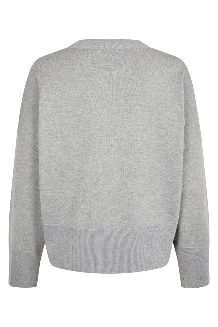 MbyM - Gillian-M - 604 Light Grey Melange Strikbluser 