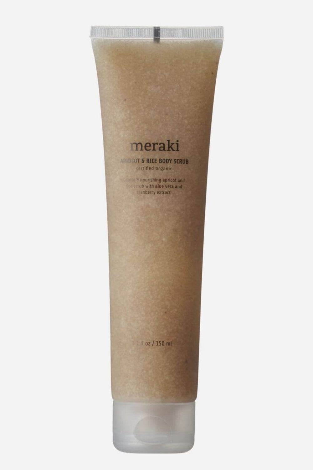 Meraki - Apricot & rice body scrub Rens 