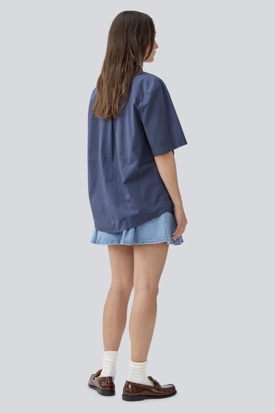 Modström - Maudemd Ss Shirt - 3354 Ombre Blue